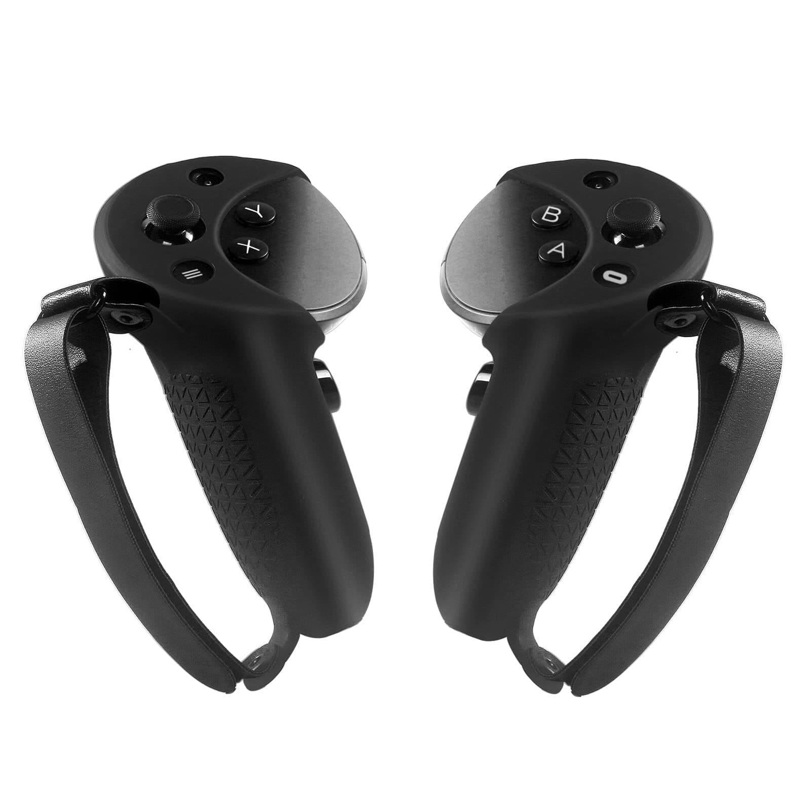 Silicone Controller Grip Cover for Meta Quest Pro Controller Grip Protector for Quest Pro Accessories Dark Black