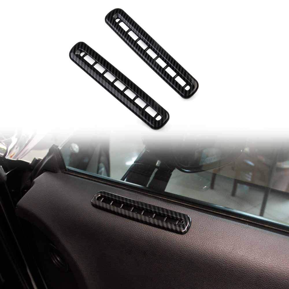 Fit for Challenger Door A/C Vent Panel Carbon Fiber Accessories for Dodge Challenger 2015 up