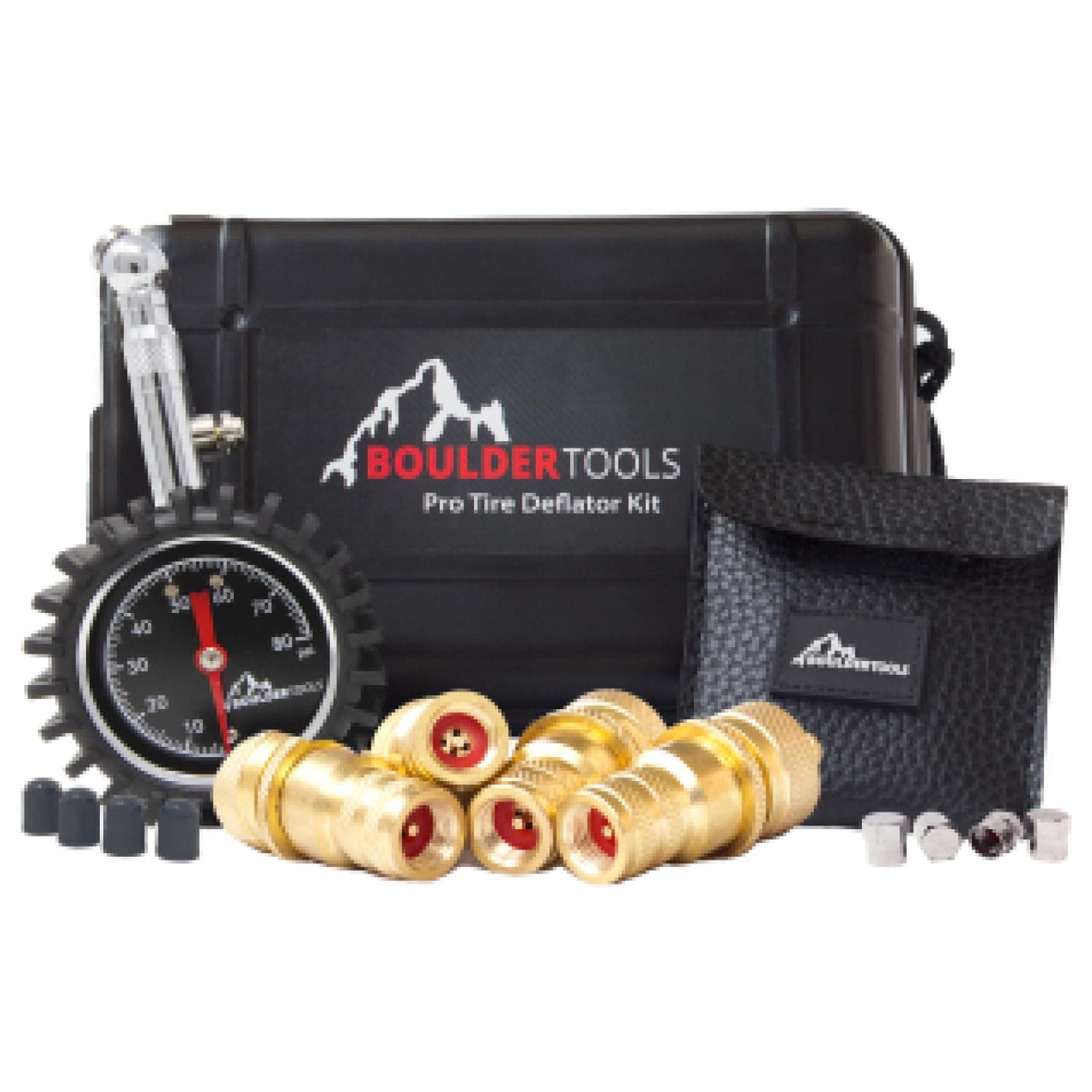 Tire Deflator - 80 PSI Air Pressure Gauge - Adjustable, Automatic for Cars, Trucks & Motorcycles. Perfect tire deflator with Gauge for The Best Offroad Experience