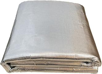 Car Heat Sound Deadening Insulation Mat, 394mil 2.15sqft Sound Deadener & Heat Insulation Pad for Auto Hood Engine Roof Door and Trunk - 40 Inch x 7.8 Inch, Aluminum Foil Finish