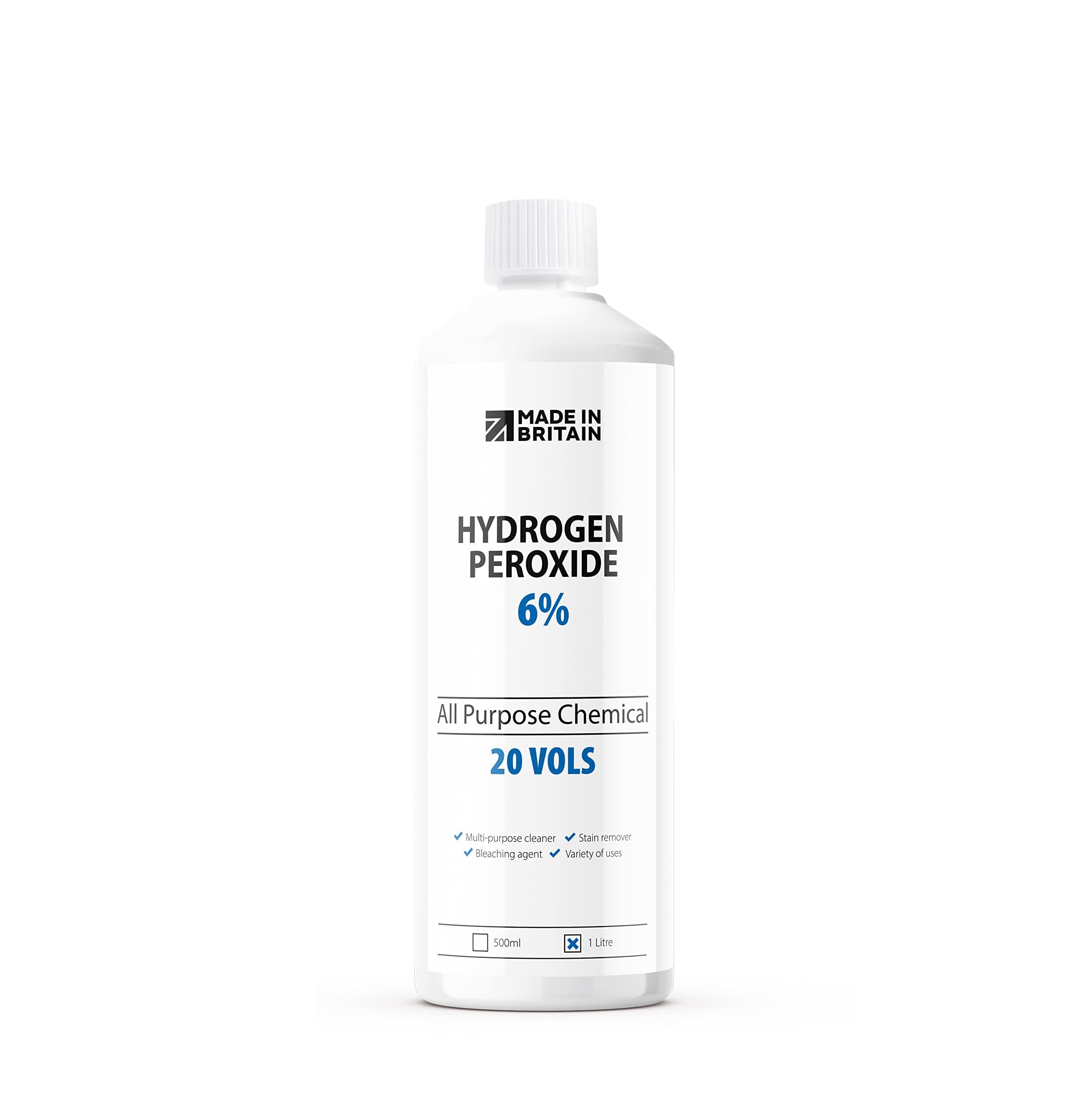 ChemLab McKLords Hydrogen Peroxide 6%, 1 Litre