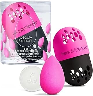 Beautyblender® | Discovery Kit - Makeup Sponge & Makeup Sponge Cleaner, Portable Protection Case, Professional Blending Application, Vegan & Cruelty Free, Made in the USA