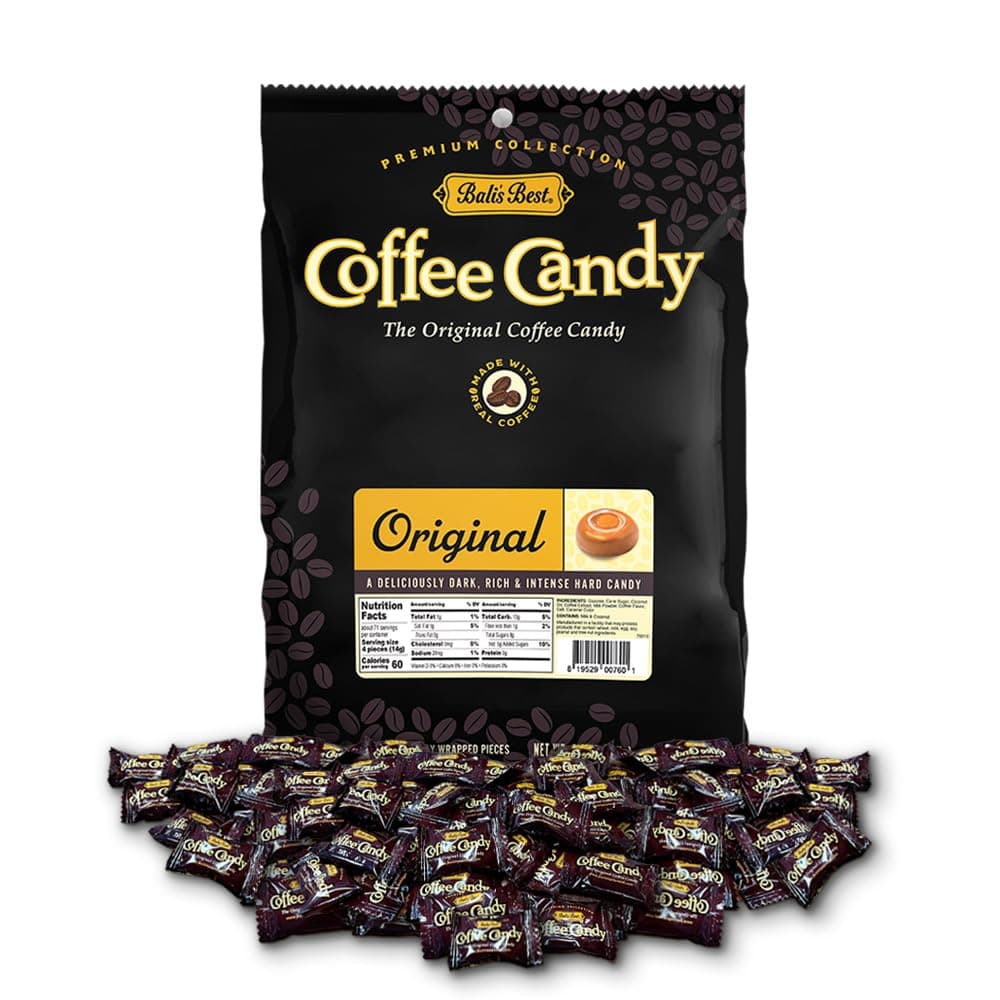BALI'S BEST Coffee Candy, Original Coffee Flavor, 2.2lb Bag