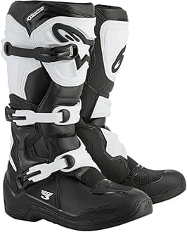 Alpinestars Tech 3 Mens MX Boots Black White