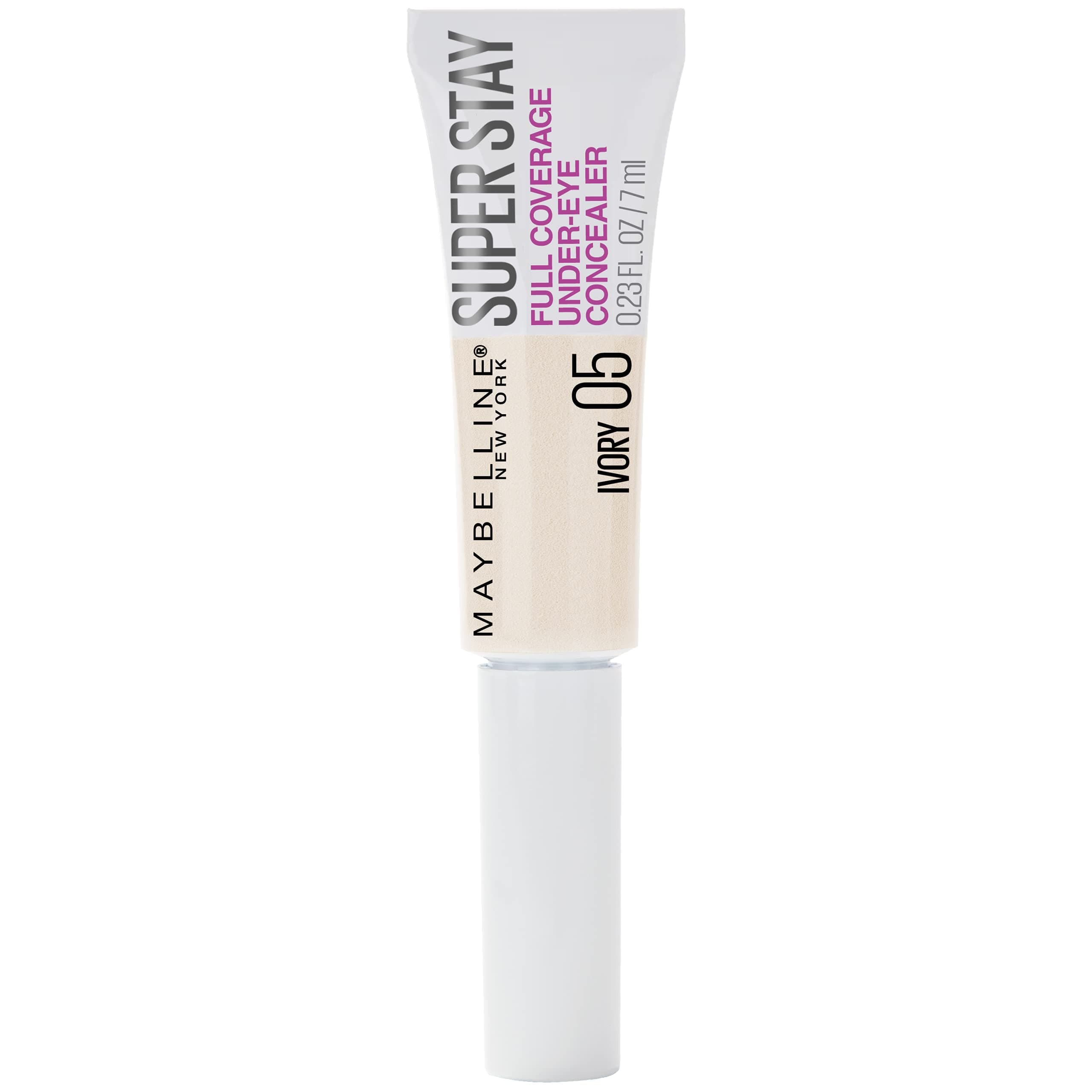 Maybelline New York Super Stay Super Full Coverage, Brightening, Under-Eye Liquid Concealer with Paddle Applicator (Ivory,5ml)