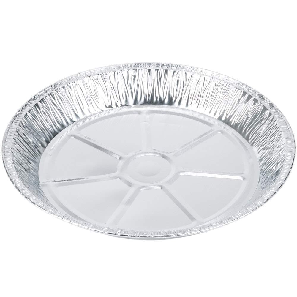 12" Aluminum Foil Pie Pan Extra-Deep Disposable Tin Plates (Pack of 25)