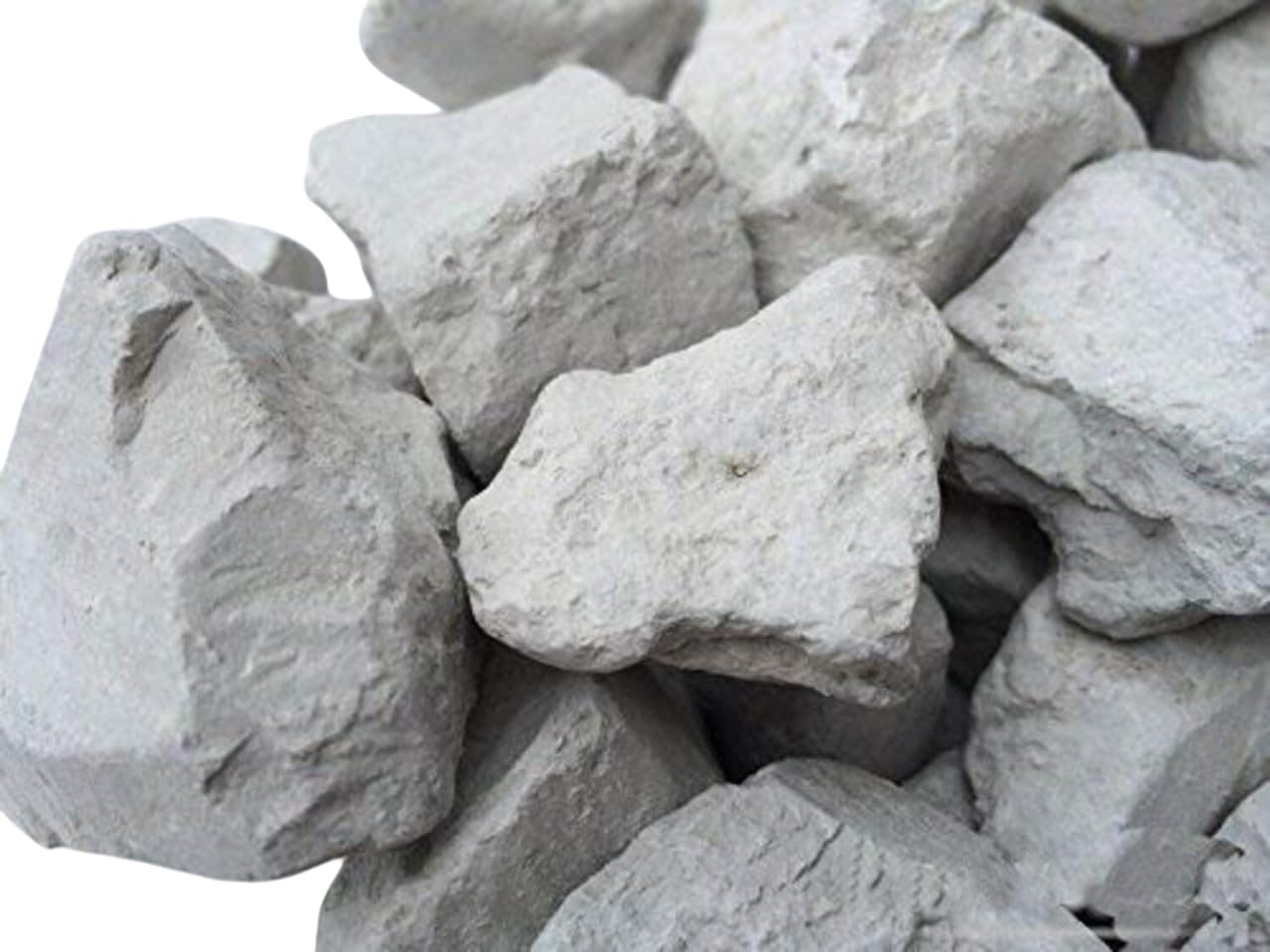 Gray Edible Clay Chunks Natural for Eating, 4 oz (113 g)