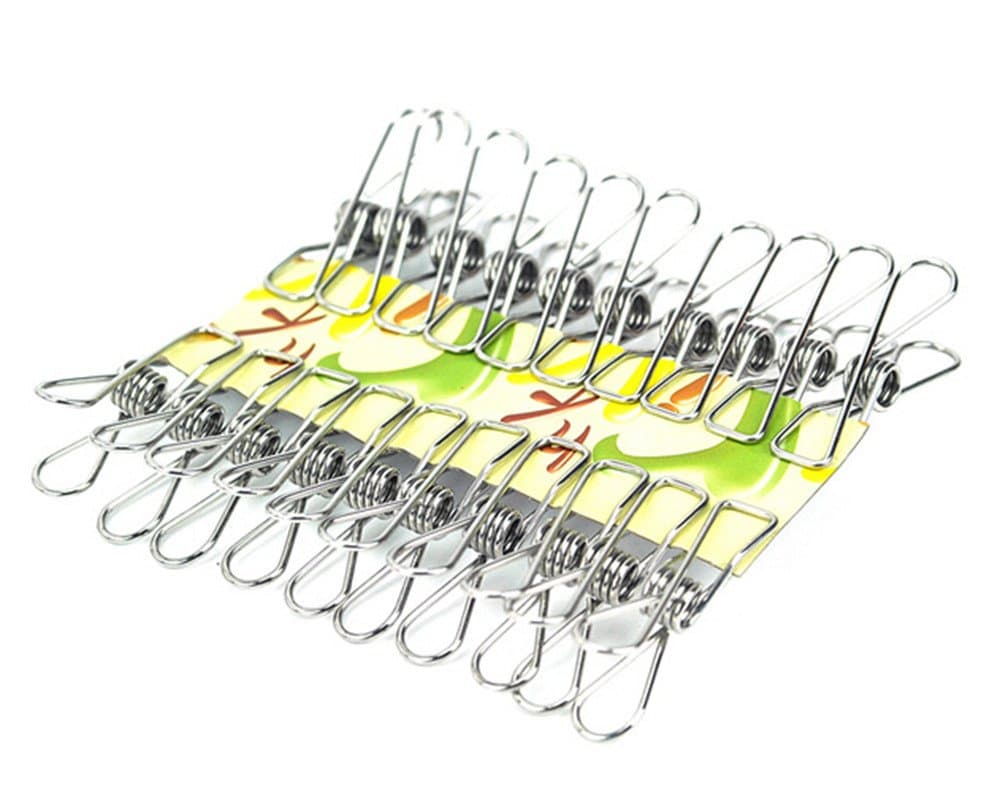 SDBING Set of 20 Stainless Steel Wire Clips