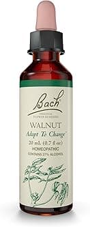 Bach Original Flower Remedies, Walnut - Adapt to Change - Natural Homeopathic Flower Essence for Emotional Balance - Vegan, Gluten Free, Sugar Free - 20mL Dropper