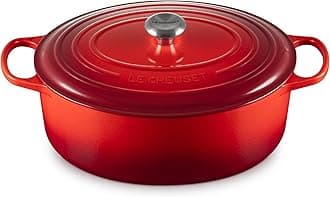 Enameled Cast Iron Signature Oval Dutch Oven, 9.5 qt., Cerise