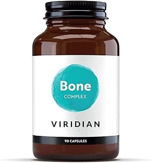 Viridian - Bone Complex - 90 Caps | Calcium, Magnesium, Vitamin C, D3 & K2 | Blend of Vitamins & Minerals to Support Normal Bones & Teeth | Highly Absorbable | Nutritionist Formulated