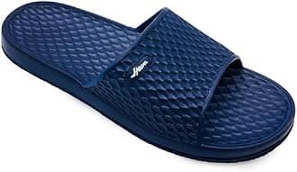 – Men's Slippers Slip On Comfort Shower Sandals for Home Bathrooms