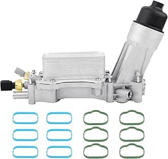 926-876 926-959 Aluminum Engine Oil Cooler And Oil Filter Housing Adapter,Compatible With 2011-2016 Chrysler 200 300, Dodge Charger, Grand Cherokee, Wrangler 3.6L V6 Engine,Replaces# 68105583AF