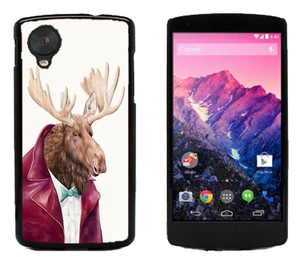 Moose Hard Plastic and Aluminum Back Case for LG Google Nexus 5