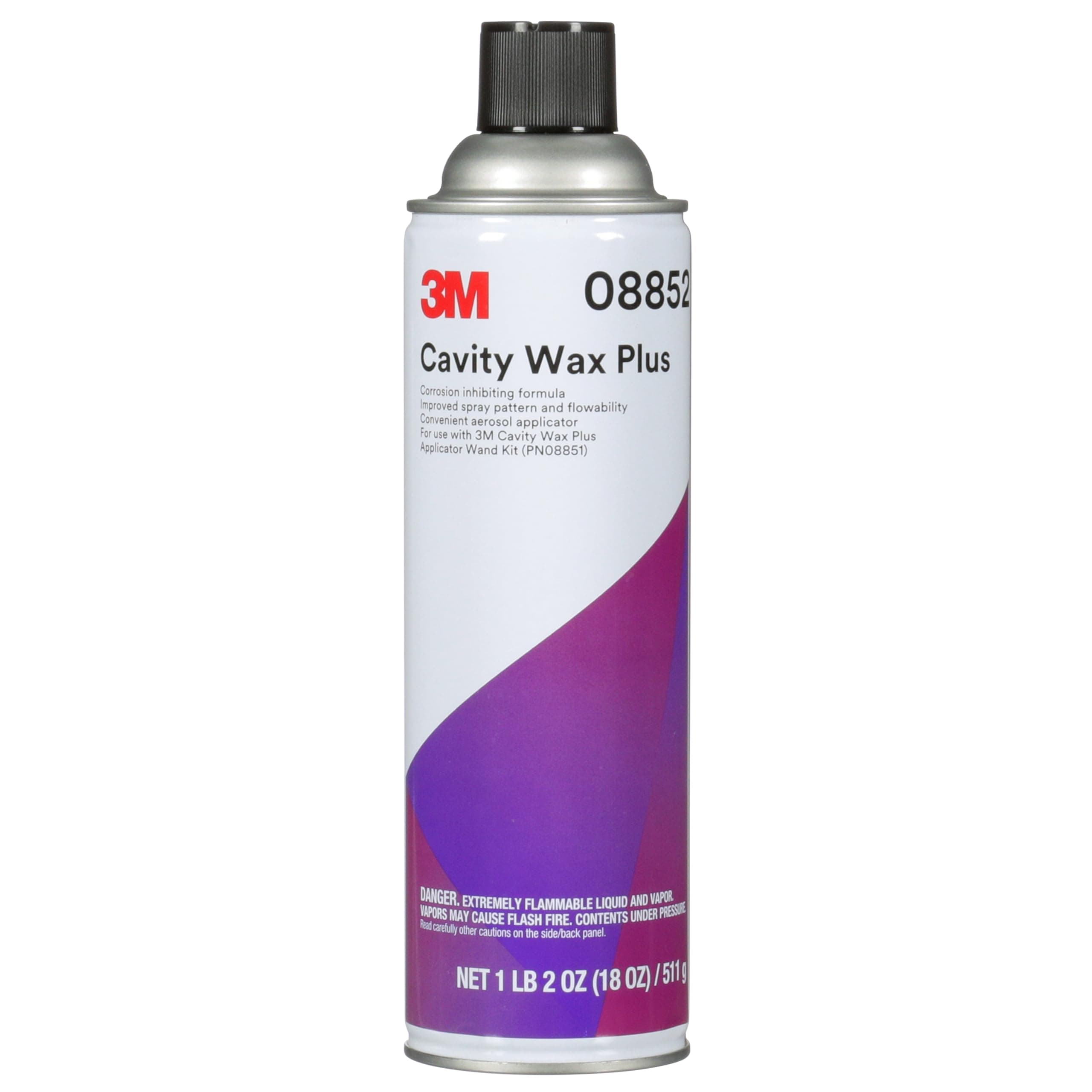 Cavity Wax Plus Aerosol Spray, 08852, 18 fl oz, Self-Healing, Corrosion Protection, Non-Hardening, Chipping, Peeling, Cracking