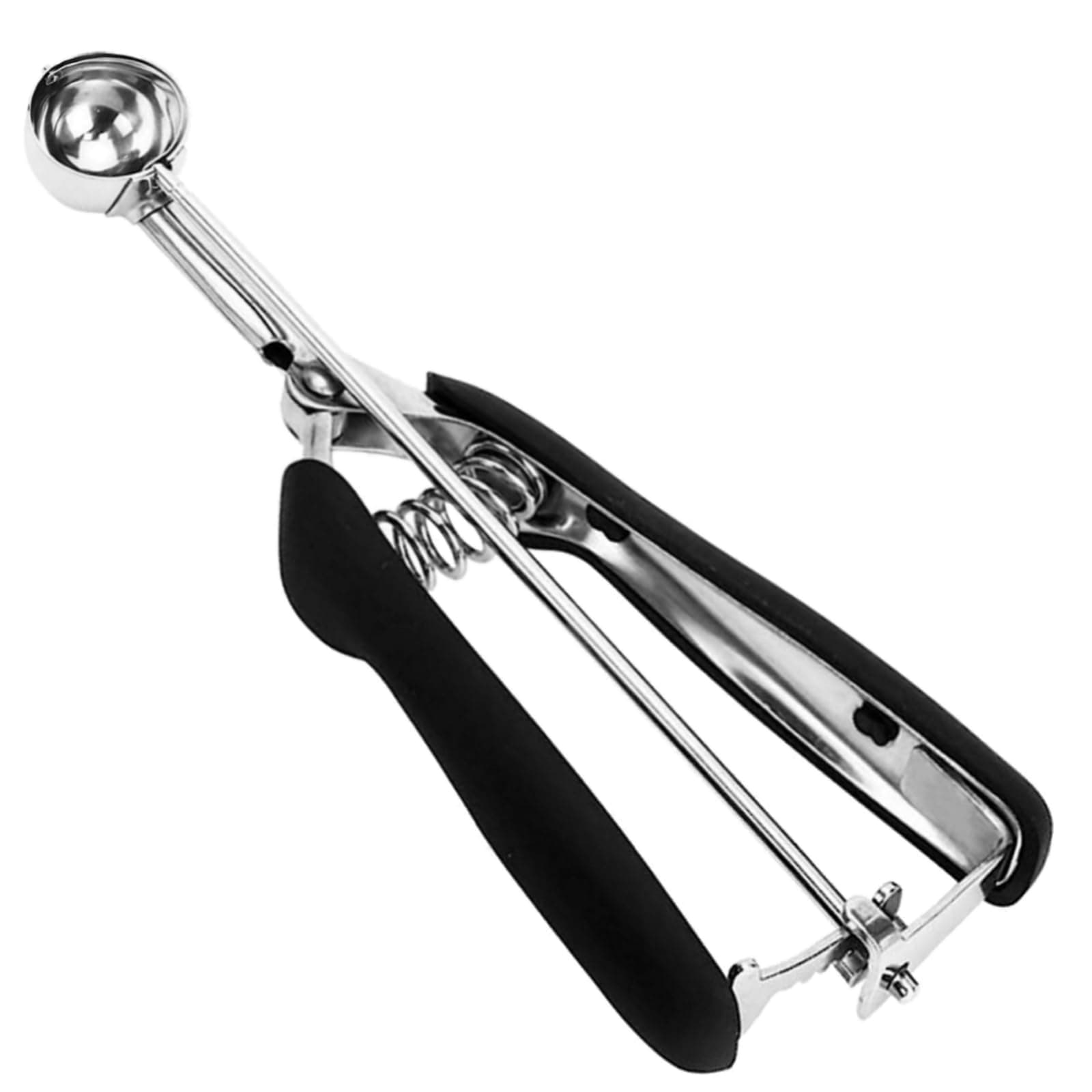 Stainless Steel Cookie Scoop - Mini 1Tsp/5ml/0.17oz Tbsp Dough Scooper with Trigger Release, Ideal for Baking and Melons