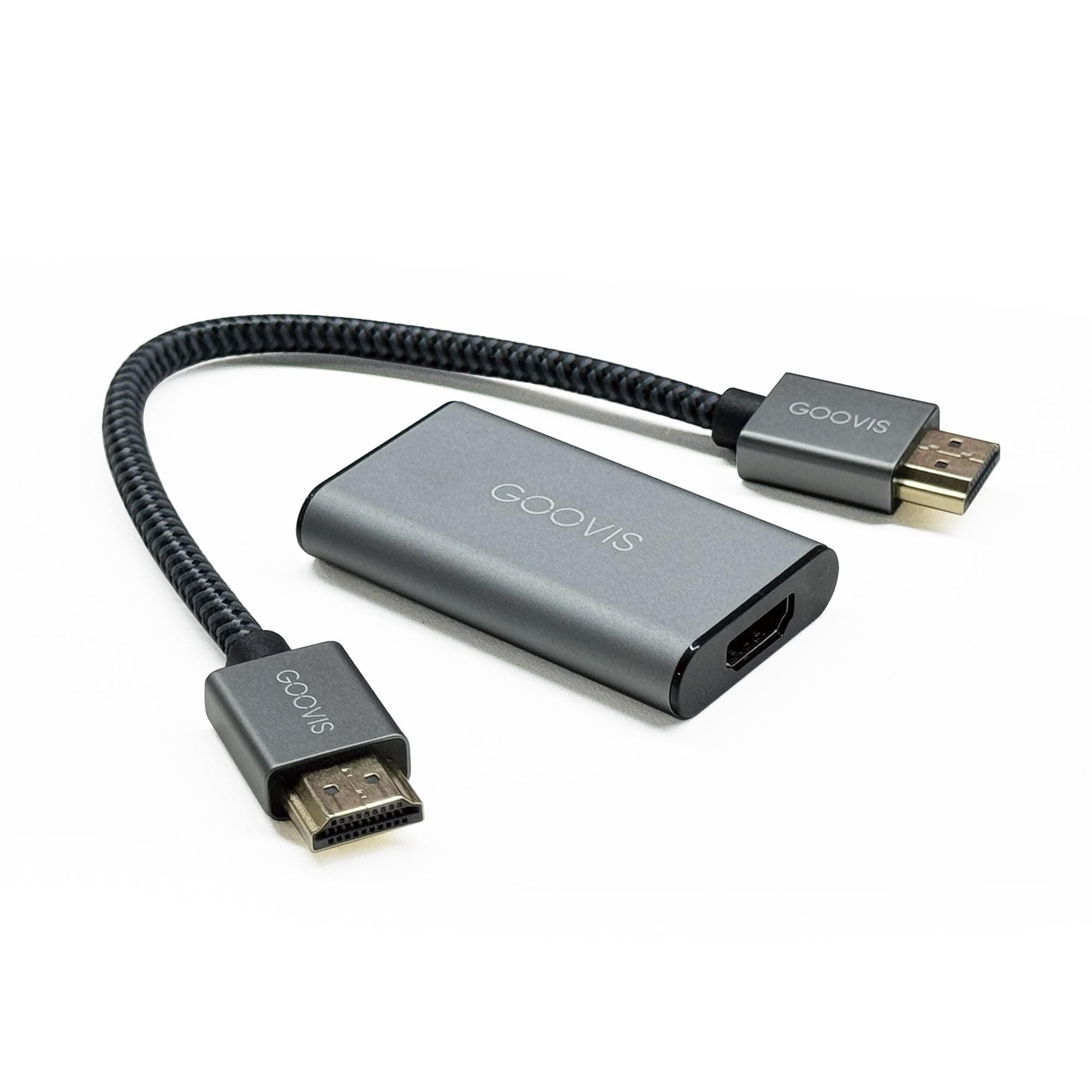 Goovis HC2.0 HDMI to USB Type-C Adapter – 4K@60Hz, with Power Port for Head Mounted Displays and AR/XR Glasses; Compatible with PC, PS5, Blu-ray Players, Cameras, and More
