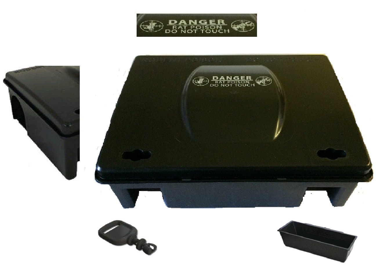 BIG LARGE RAT BAIT POISON BOX STATION MPC