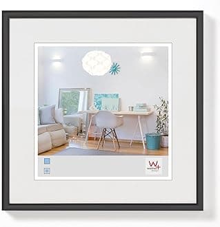 Walther design KV426BD New Lifestyle, plastic frame, 42x59.4 cm, black, double pack