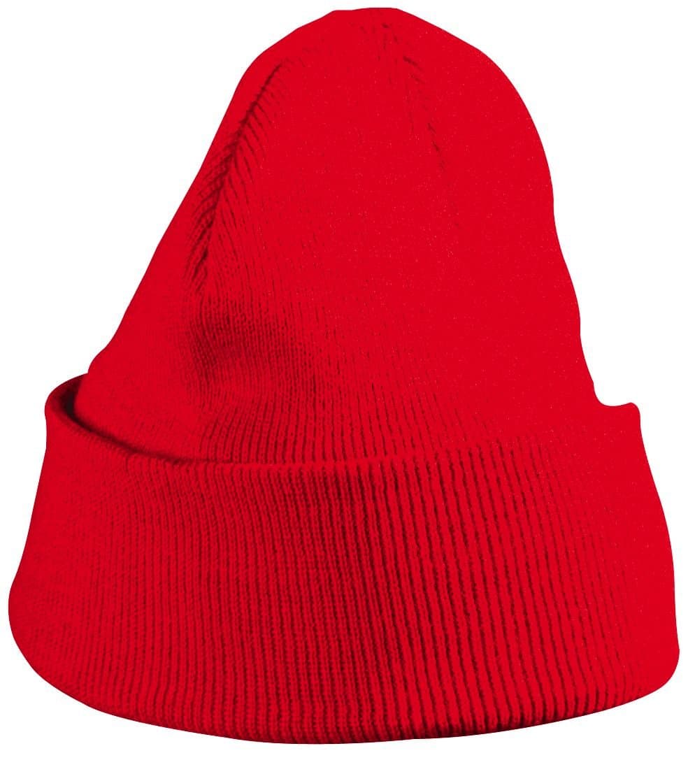 MB CAPSMB Knitted Soft Feel Cap Beanie HAT - 14 Colours (MB7500) (RED)