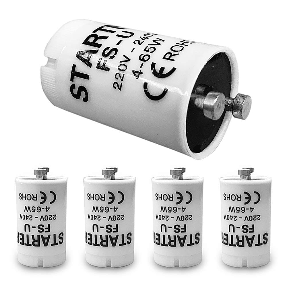 10 x Fluorescent Light Starter Switches Switch 4-65W 220-240v Glow starter BY NANDEYIBI