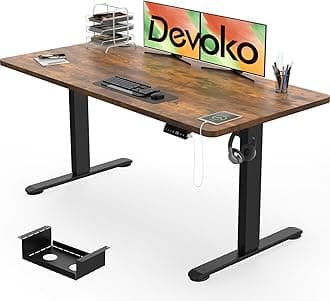 Electric Standing Desk Walnut 140/160