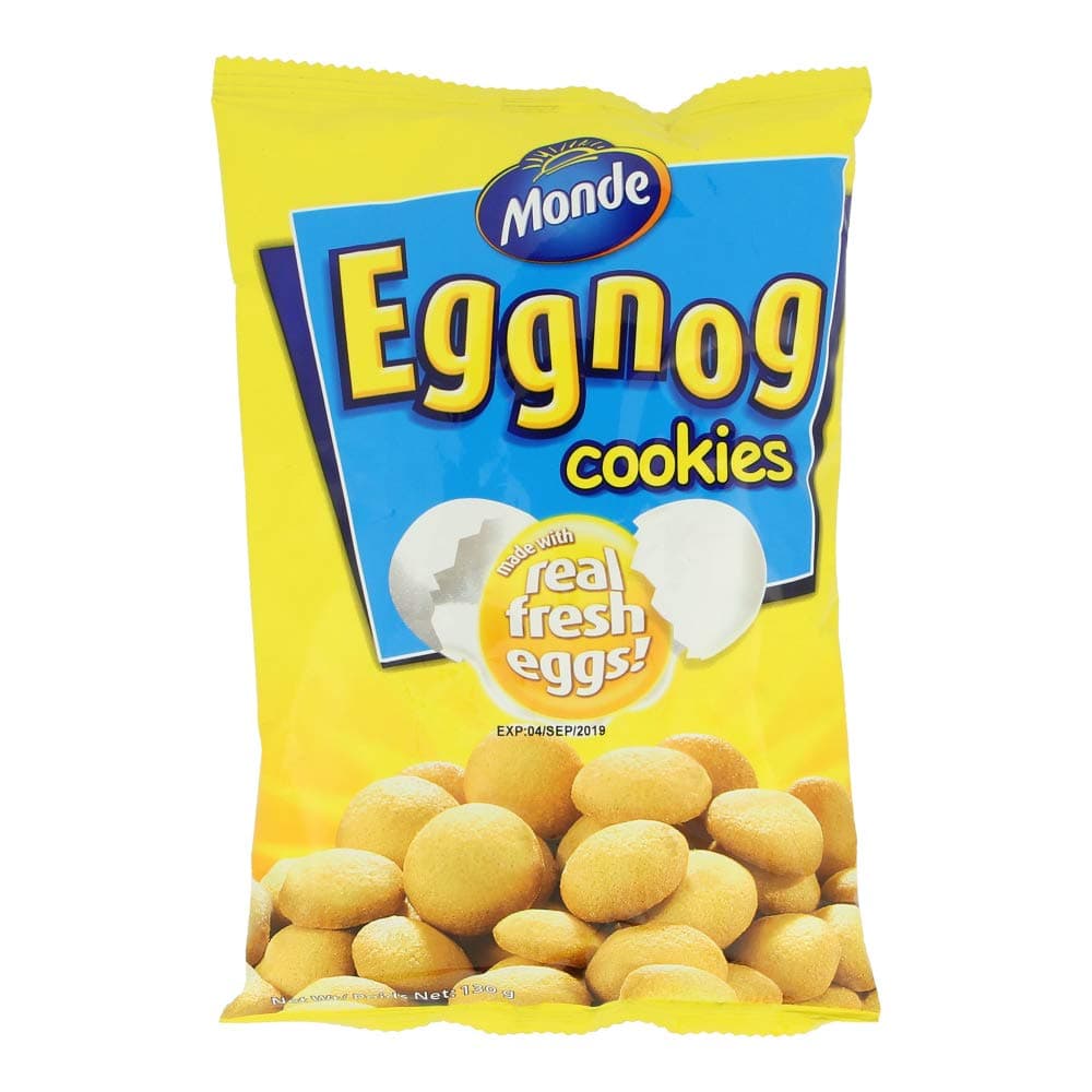 Monde Nissin Eggnog Cookies, 130g