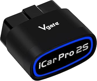 iCar Pro 2S OBD2 Bluetooth Adapter Check Engine Vehicle Code Reader Diagnostic Scanner Tools for iOS&Android and Windows Made for Electric (EV) and Hybrid Vehicles