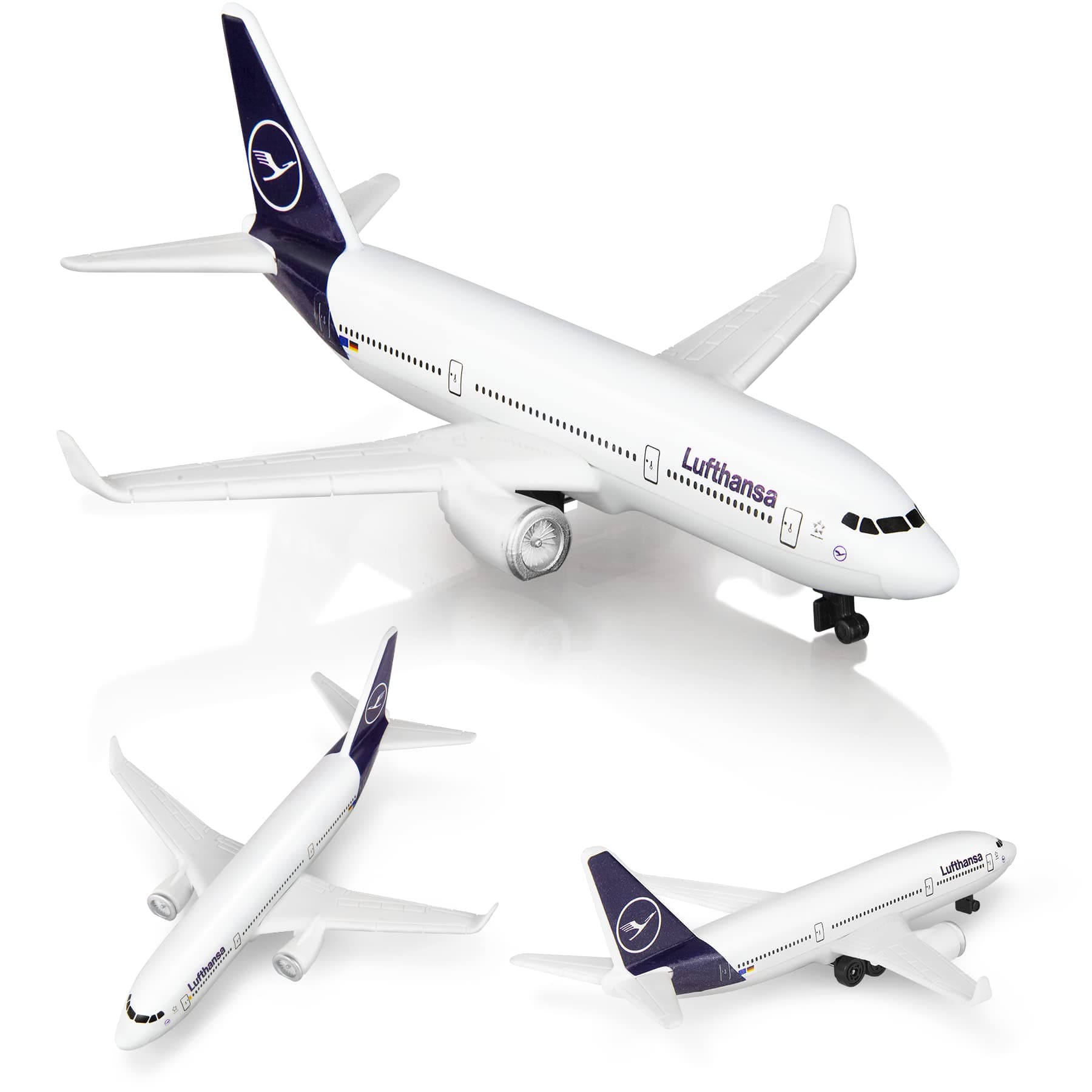 Joylludan Model Airplanes Plane Lufthansa Model Airplane Planes Aircraft Model For Collection & Gifts - Adult, White