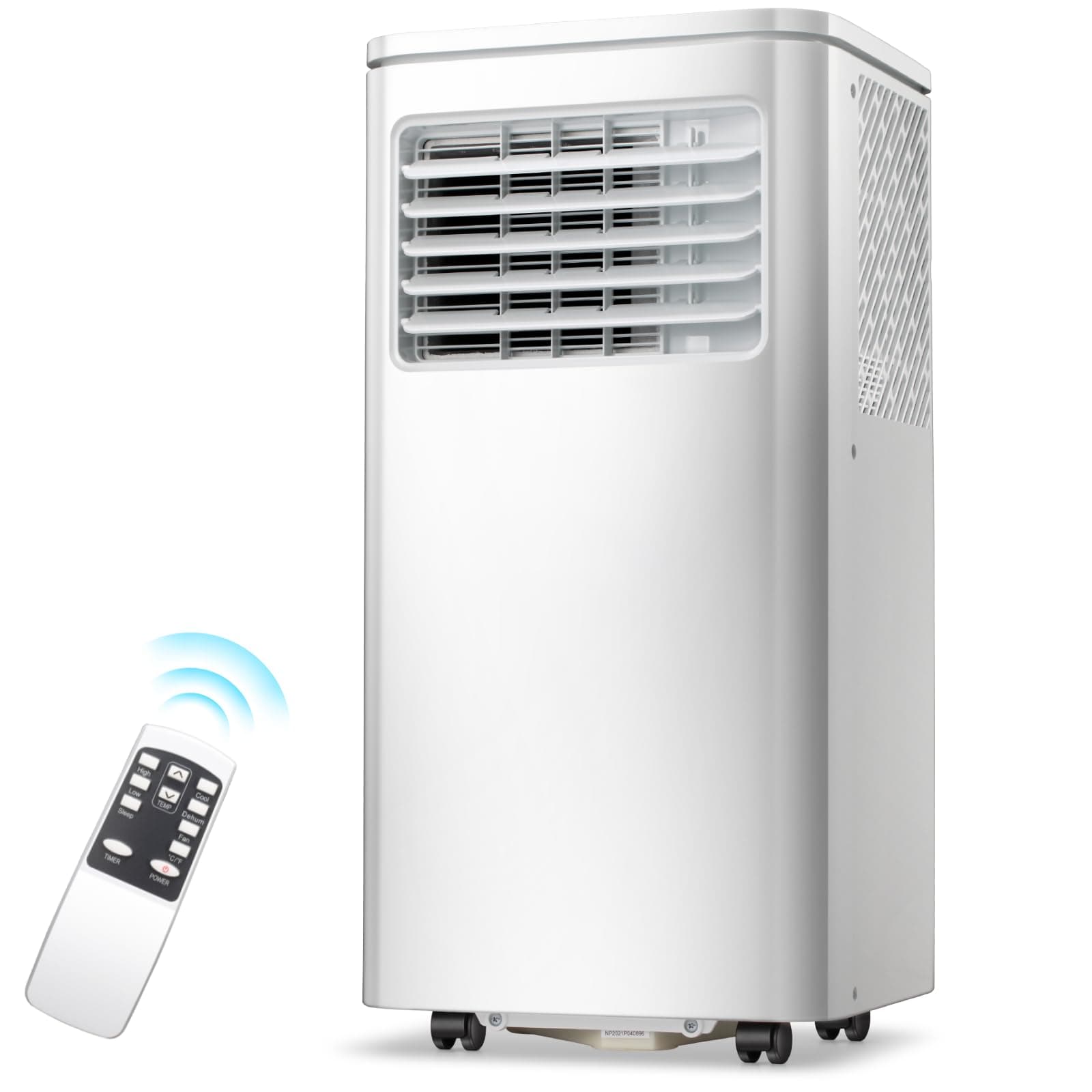 Portable Air Conditioner 8000 BTU, Remote Control, 4 in 1 protable ac, Cools 350sq. ft, 24 Hour Timer, Quiet Operation,Window Fan, 2 Speed for Bedroom Office Home Dorm