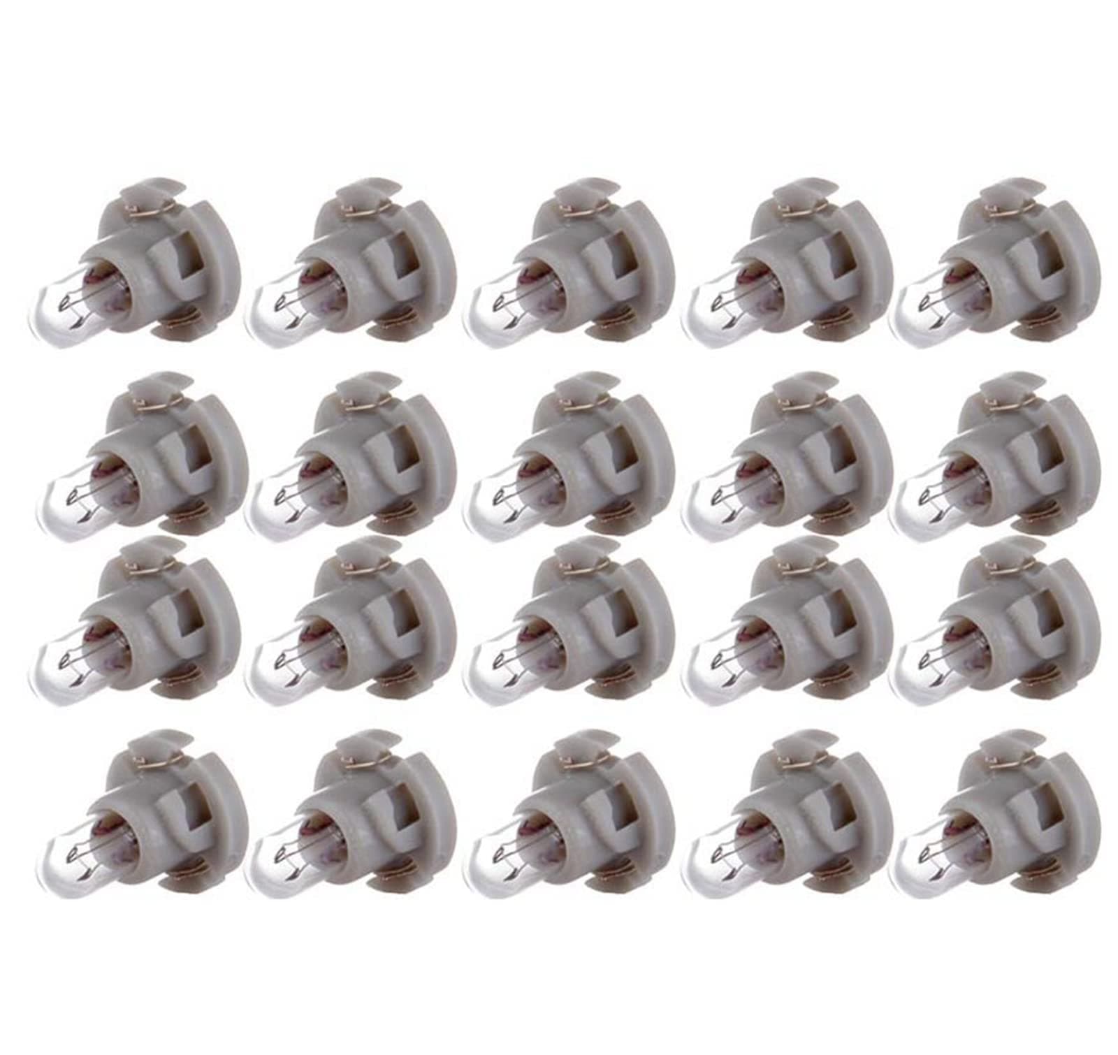 cciyu 20 Pack Warm White T4/T4.2 Neo Wedge Halogen A/C Bulb Replacement fit for A/C Light