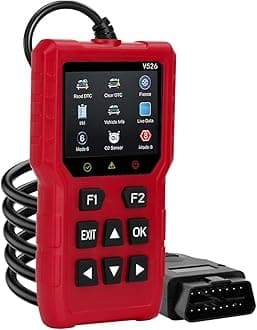 V526 OBD2 Scanner Code Reader, Engine Light Diagnostic Tool, Battery Voltage Tester, Compatible with Cars & Trucks Since 1996