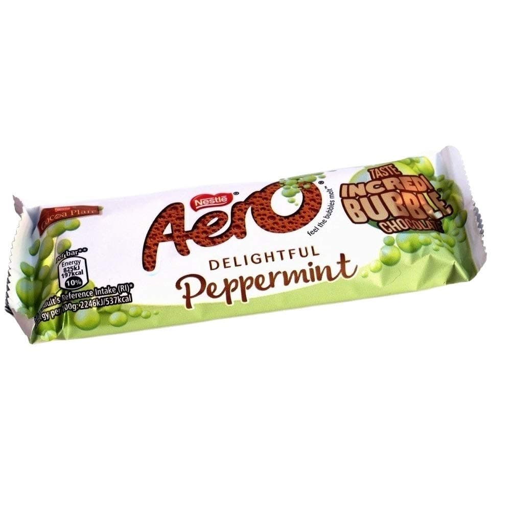 Aero Mint Chocolate Bar - 36g - (Pack of 12)
