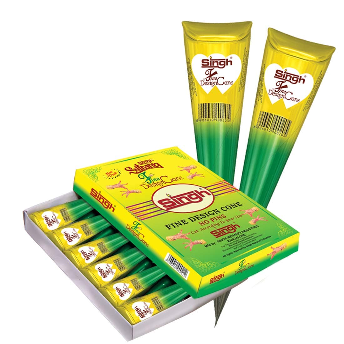 SINGH FINE DESIGN CONE 22GM Natural Mehandi