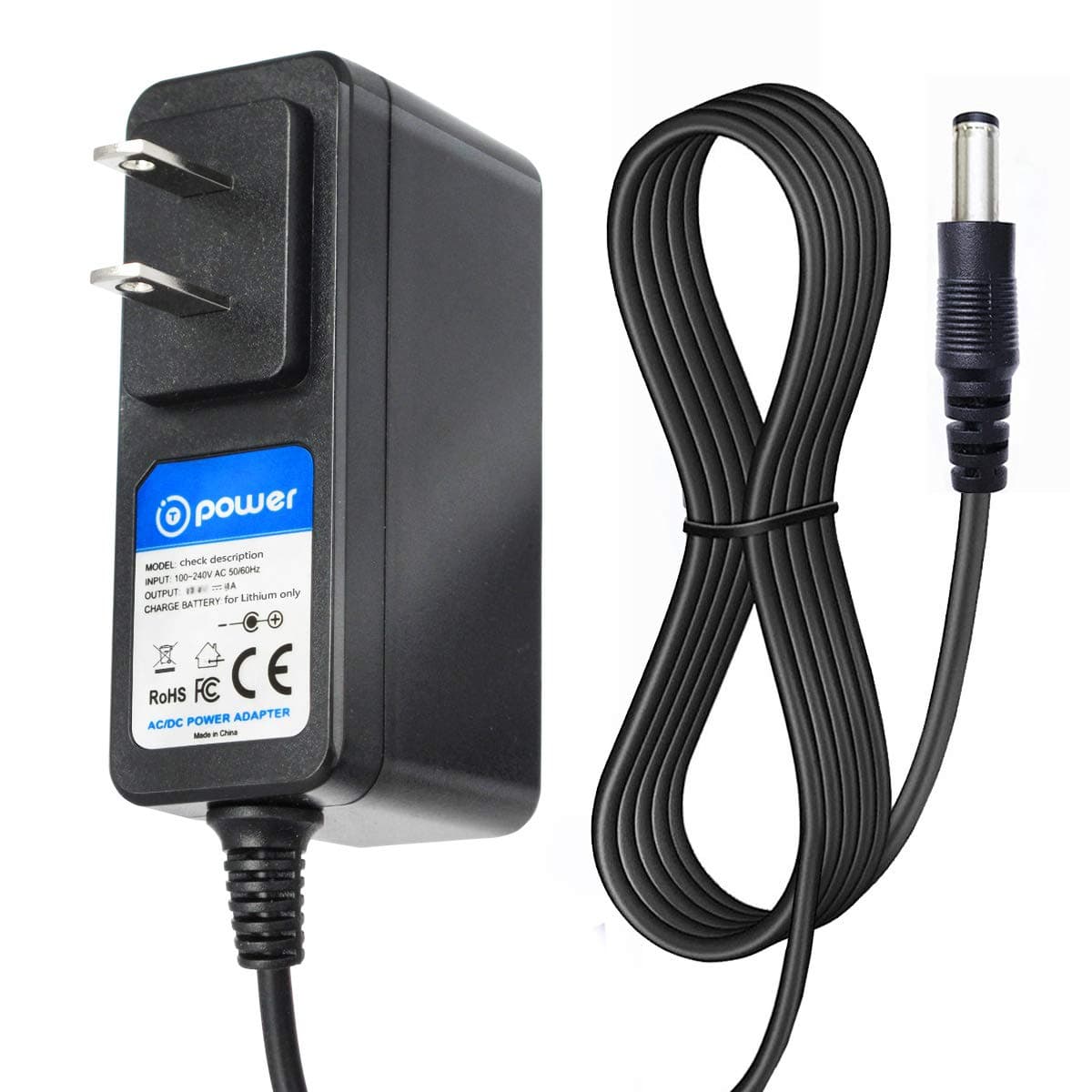 T Power Charger for Geek Aire Cf1 Cf1Se Cf2 Cf100M Outdoor Floor Fan Model: Act-240150 Gzact Act-260140 Ac Dc Adapter Class 2 Power Supply Cord