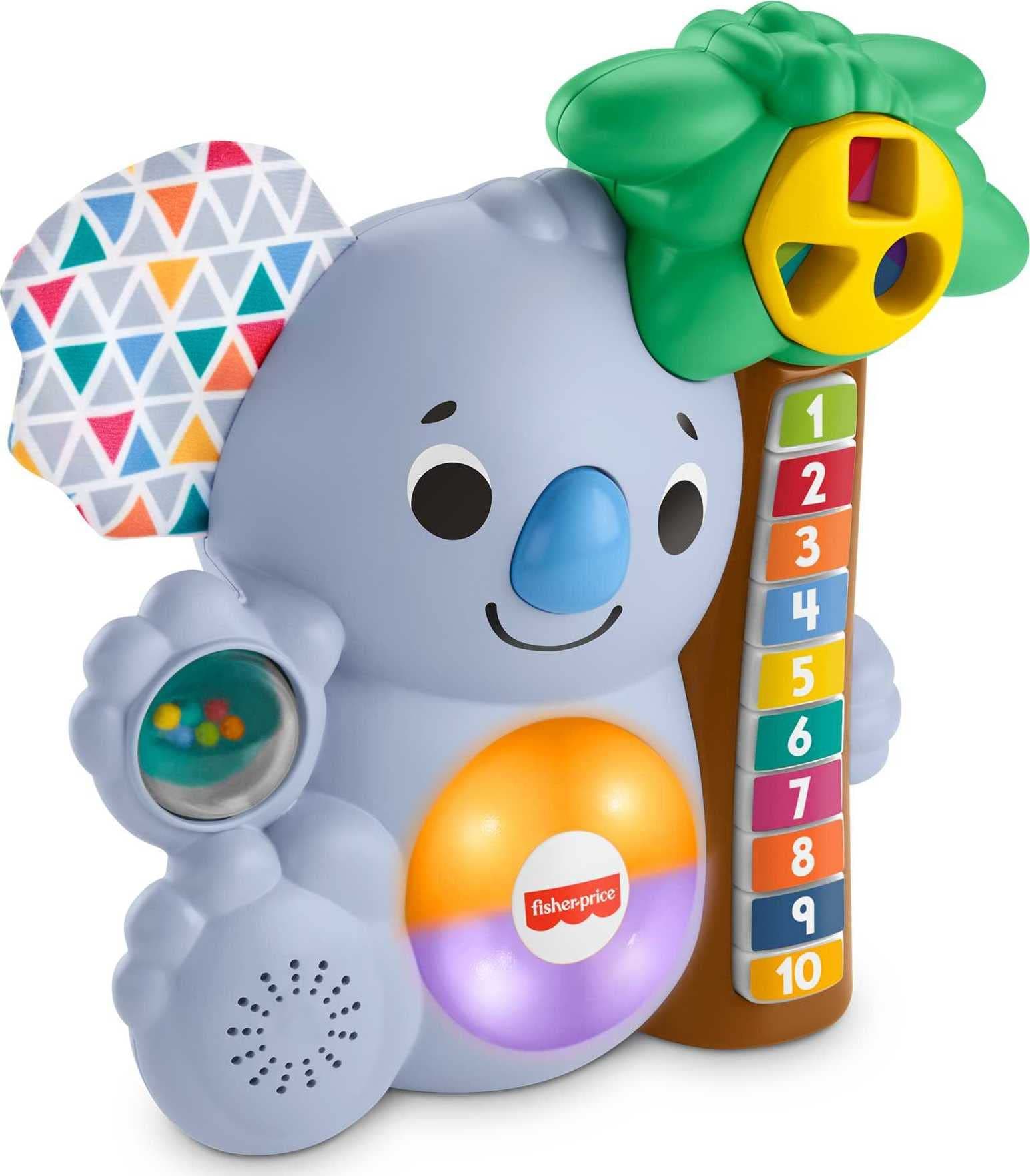 Baby Learning Toy Linkimals Counting Koala with Interactive Lights & Music for Infants Ages 9+ Months. Compatible Only with Linkimals Items