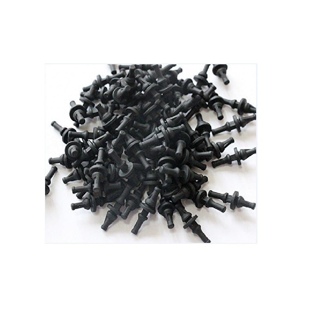 Rubber Screws for Cooling Fans, Black, Extra Soft and Stretchable, Reduce Vibration and Noise, Ship from Los Angeles