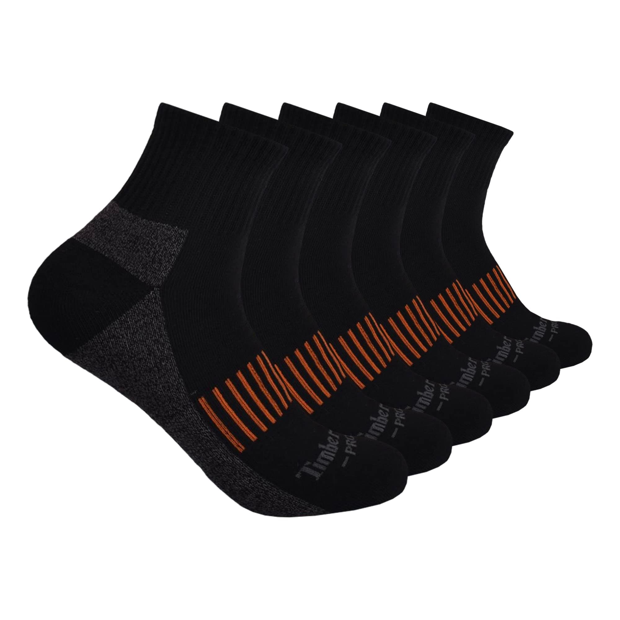 Timberland PRO Men's 6-pack Quarter Socks