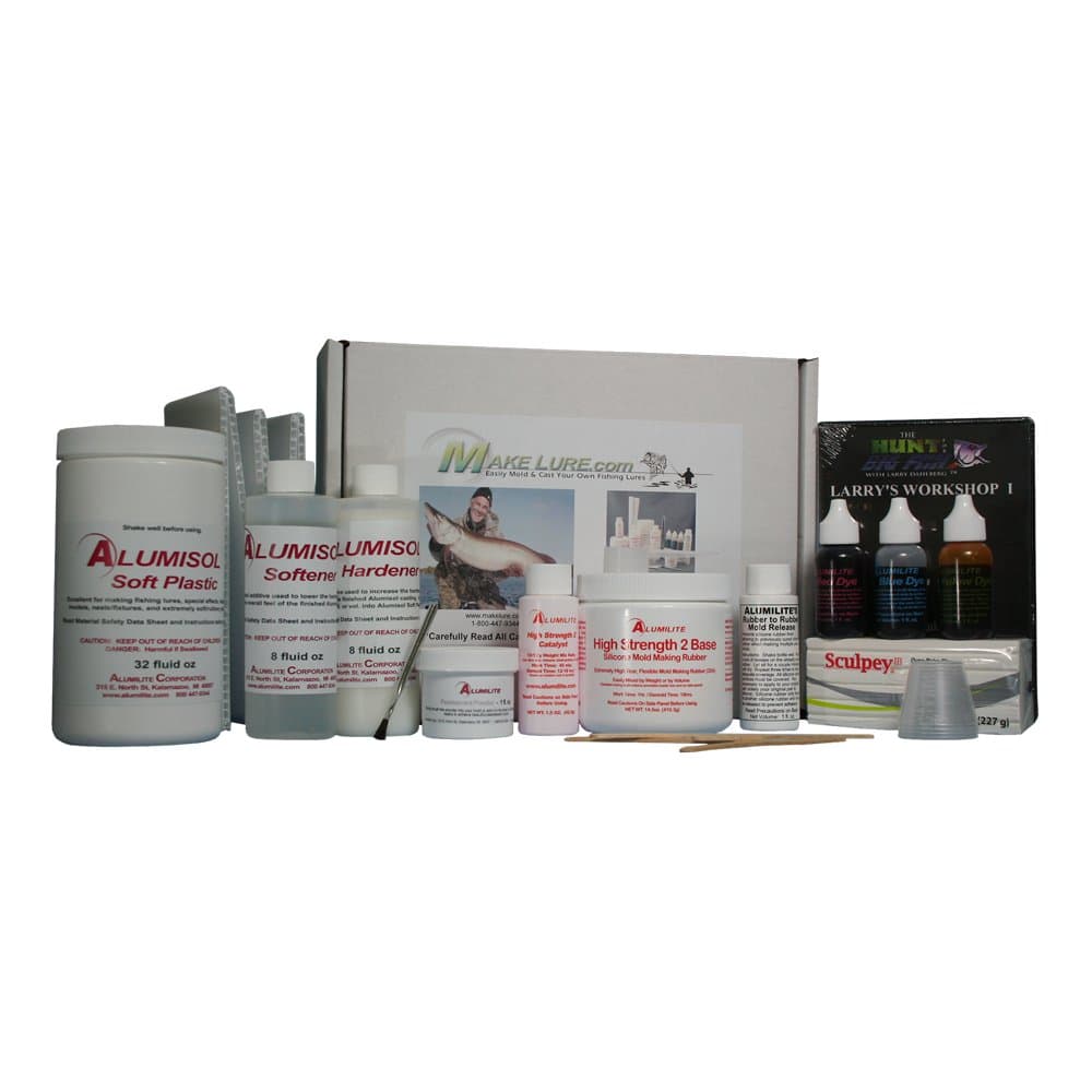 Alumilite Make Fishing Lures Soft Bait Kit