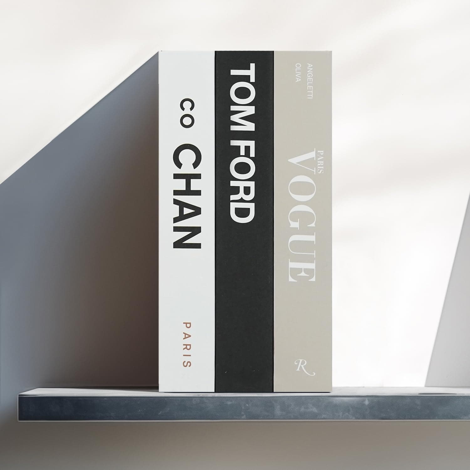 TOP CLADD Coffee Table Decorative Books for Home Decor, Fake Books for Decoration, Aesthetic Decoration for Living Room, Office, Bedroom, Black, White, Beige