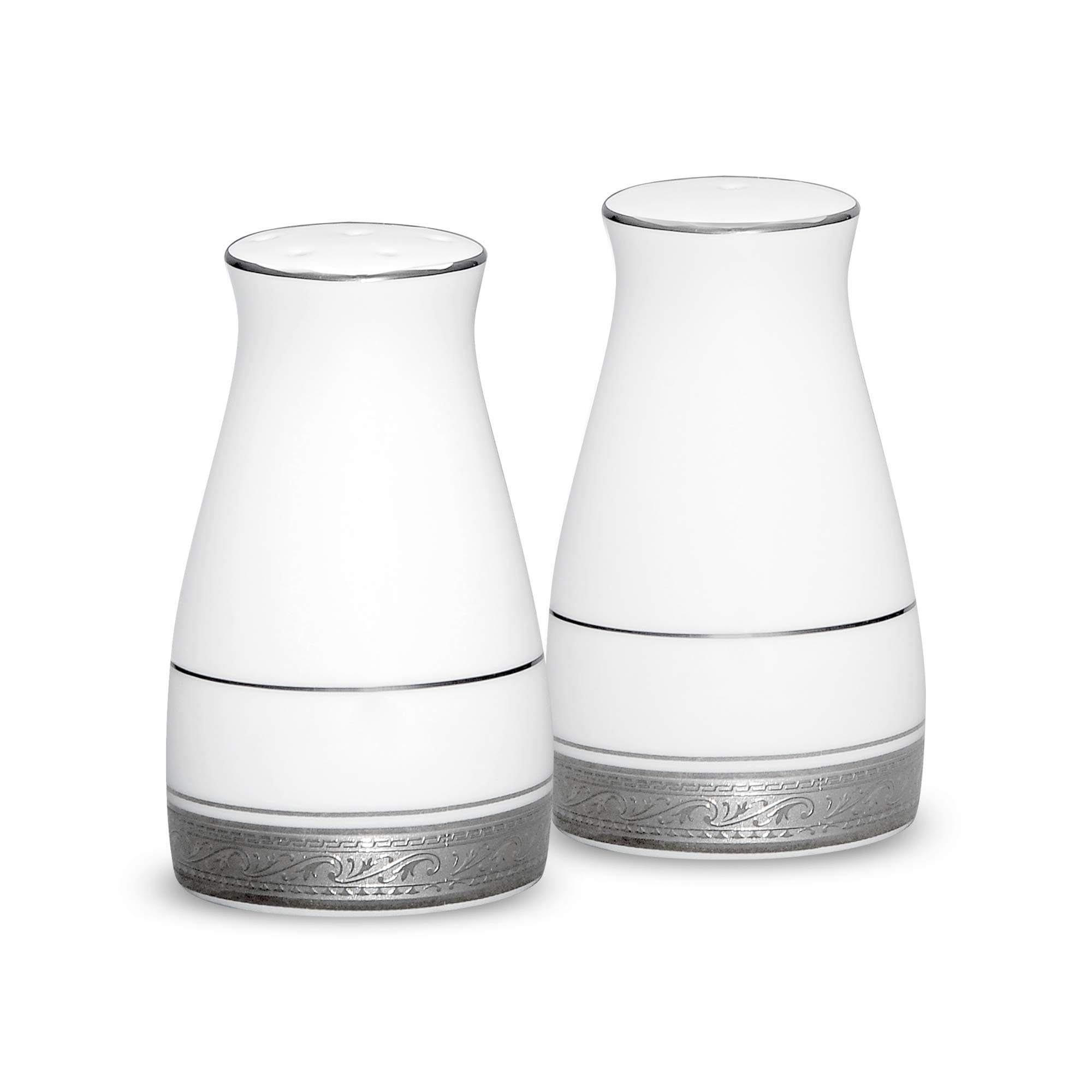 NoritakeCrestwood Platinum Salt and Pepper Shakers