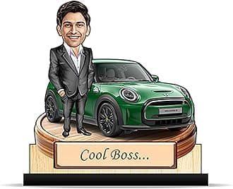 Caricature Personalized Gifts for Boss with car Customized Gift for Men CA0328