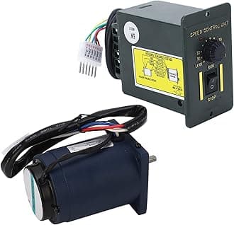 Gear Motor Control Kit, AC220V Heat Resistant Single Phase Variable Speed ​​Motor High Torsion For Reversible Lawnmower (1400R Per Minute (10 to 1400RPM))