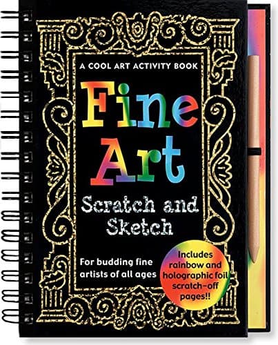 Fine Art Scratch and Sketch: A Cool Art Activity Book for Budding Fine Artists of All Ages (Scratch & Sketch) Hardcover-spiral – October 1, 2004