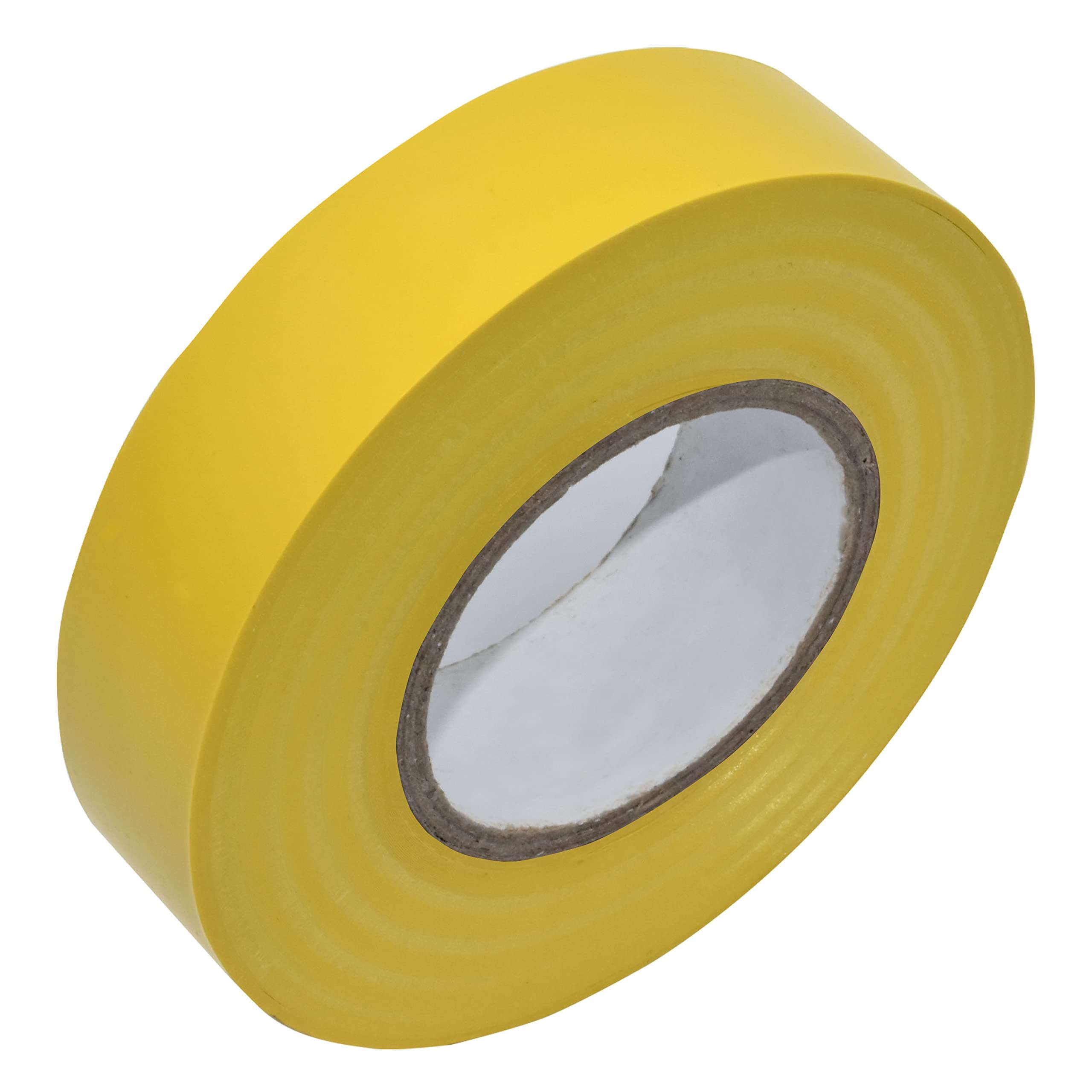 1 x YELLOW ELECTRICAL PVC INSULATION / INSULATING TAPE 19mm x 20m - FLAME RETARDANT