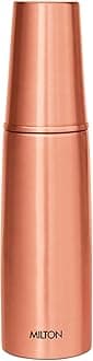 Milton Copper Combo 1000 Water Bottle, 890 ml, 1 Piece, Copper | Leak Proof | Multi-Use Bottle for Office, Gym, Yoga, Home, Kitchen, Hiking, Travel