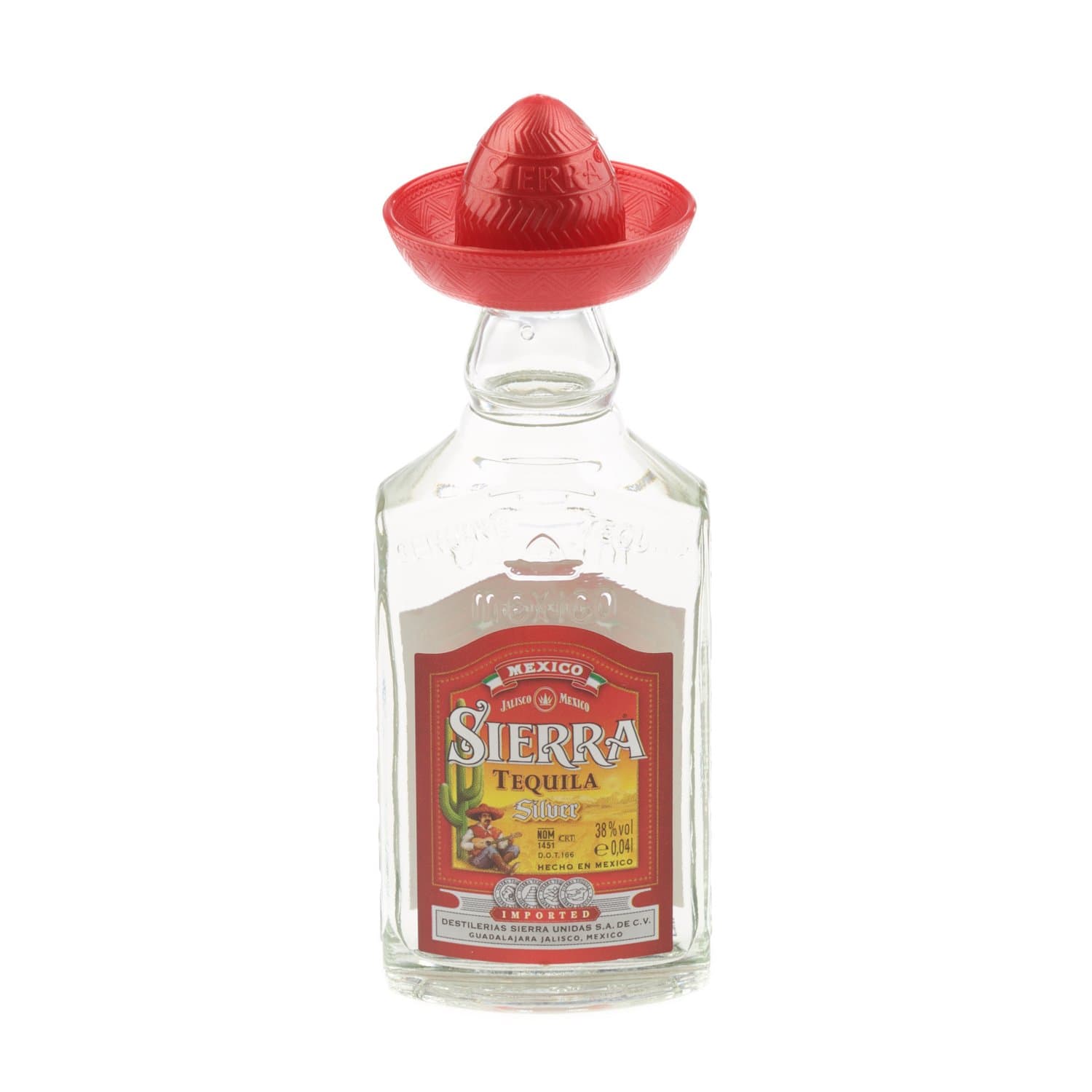 Tequila Silver Sierra 5cl Miniature