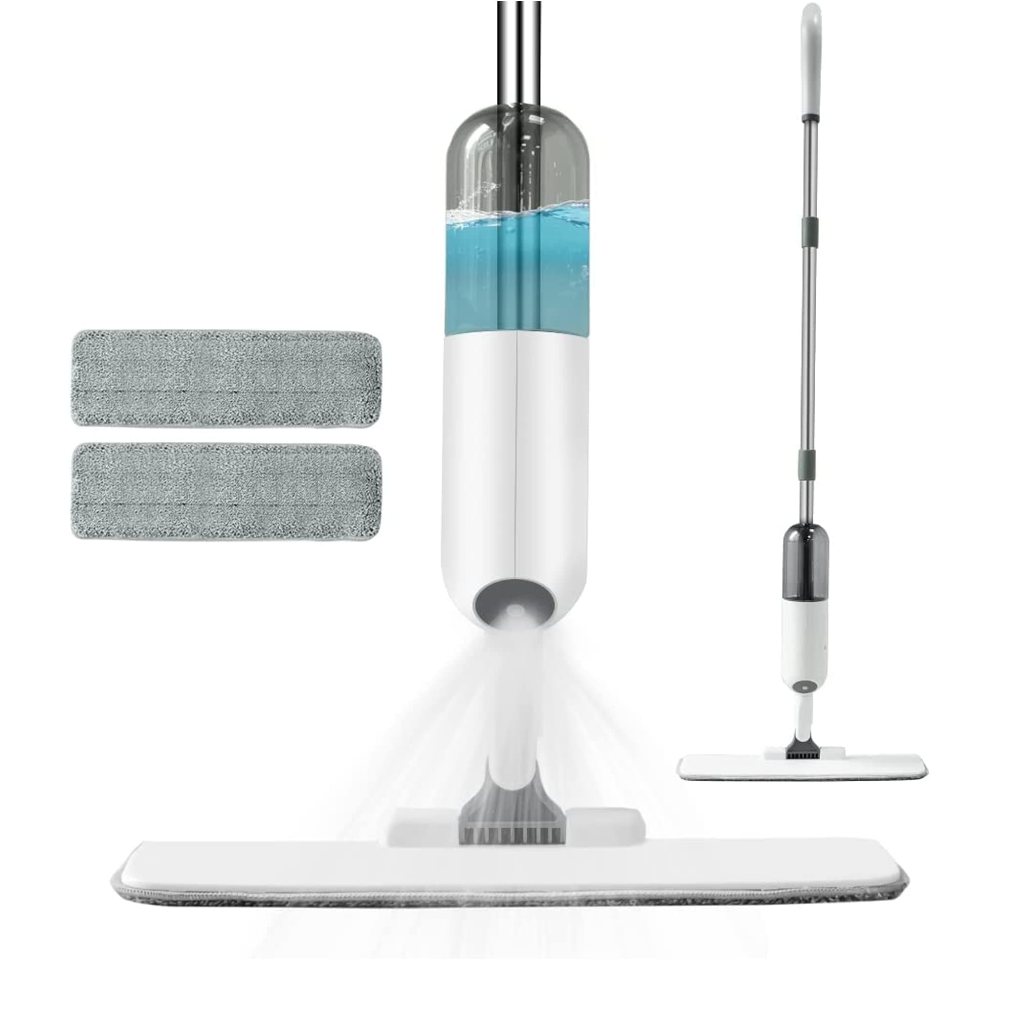Sulfar Spray Mop for Floor Cleaning | Refillable Water Tank | Microfiber Head | Lightweight & Easy to Use | Suitable for Tile, Wood & Laminate Floors 350ml