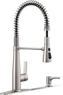 Semiprofessional Kitchen Faucet with Soap Dispenser