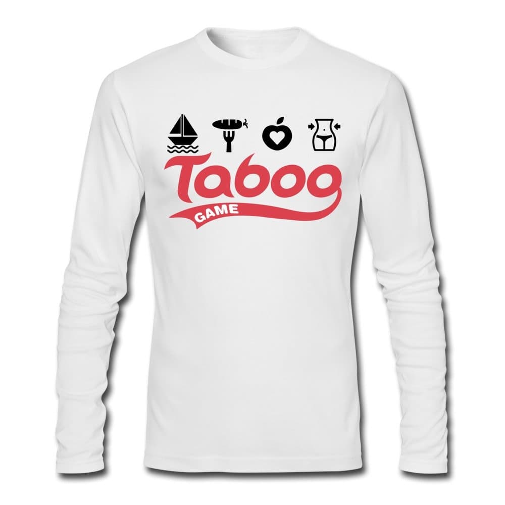 WTWEN Men's Taboo Game T-shirts White